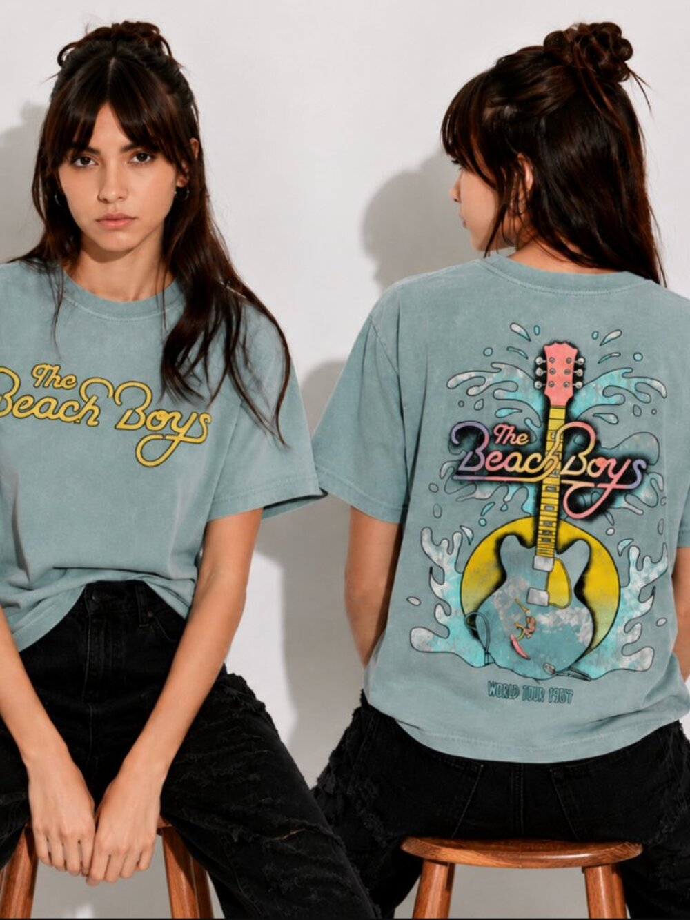 THE BEACH BOYS GRAPHIC BAND TEE